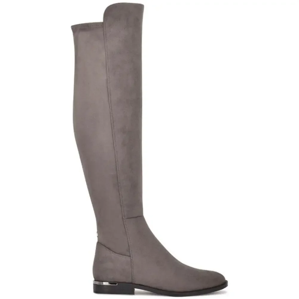 Nine West Gray Over-the-Knee Boots